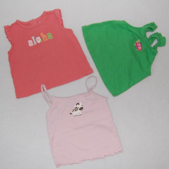 Gymboree Girls, Size 18-24M, Bundle of 3, 100% Cotton Tops - Picture 1 of 11